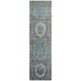 Addison Chantille ACN2049 Panel Machine Made Transitional Green Rug