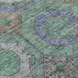 Addison Chantille ACN2049 Panel Machine Made Transitional Green Rug
