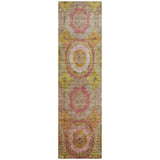 Addison Chantille ACN2049 Panel Machine Made Transitional Orange Rug