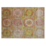 Addison Chantille ACN2049 Panel Machine Made Transitional Orange Rug