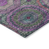 Addison Chantille ACN2049 Panel Machine Made Transitional Purple Rug