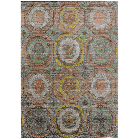 Addison Chantille ACN2050 Panel Machine Made Transitional Sage Rug