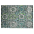 Addison Chantille ACN2050 Panel Machine Made Transitional Teal Rug