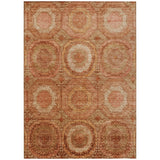 Addison Chantille ACN2050 Panel Machine Made Transitional Terracotta Rug