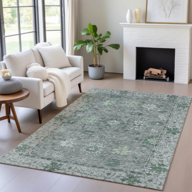 Addison Chantille ACN2051 Global Machine Made Traditional Aloe Rug