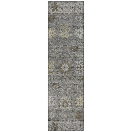 Addison Chantille ACN2051 Global Machine Made Traditional Pewter Rug