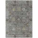 Addison Chantille ACN2051 Global Machine Made Traditional Pewter Rug