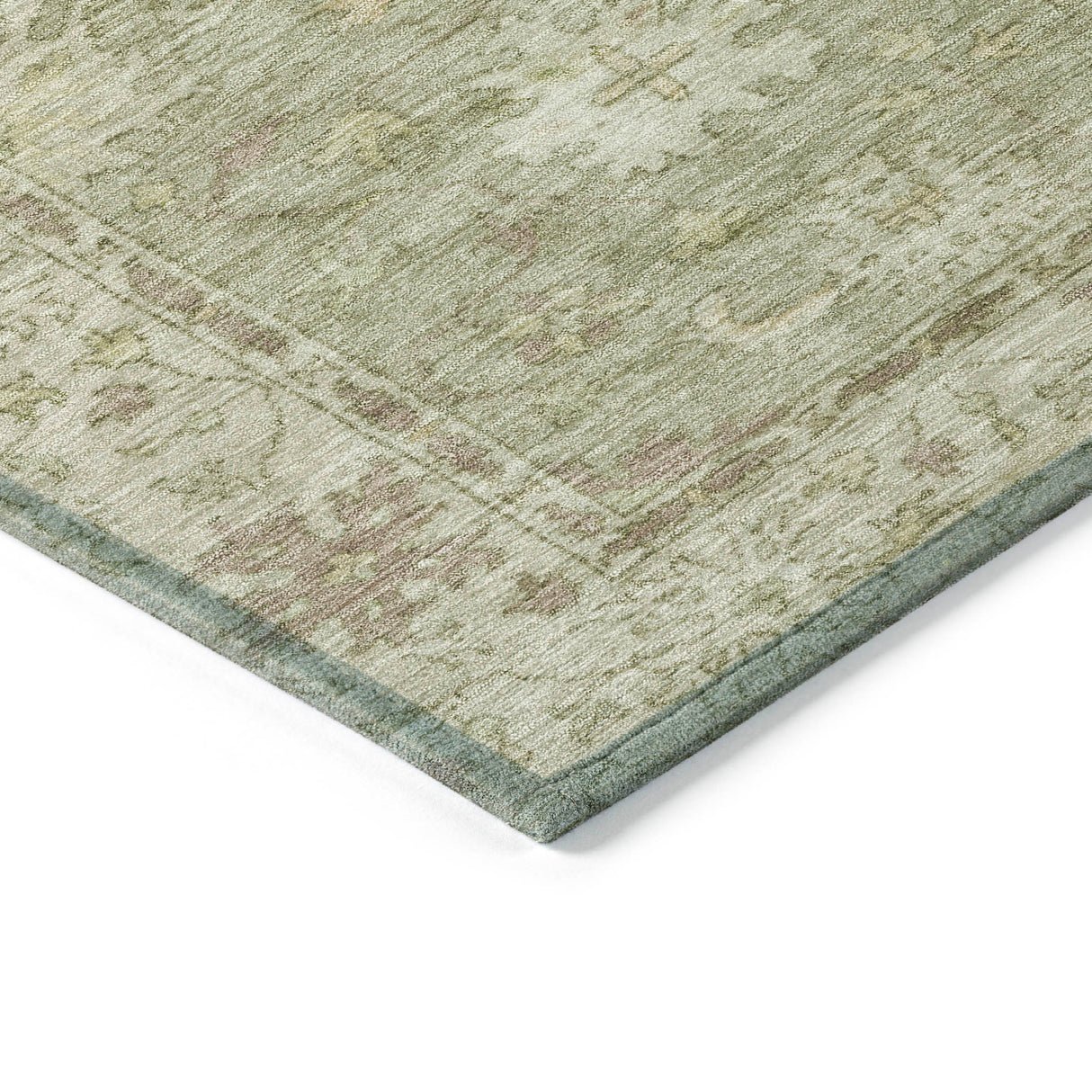 Addison Chantille ACN2051 Global Machine Made Traditional Sage Rug