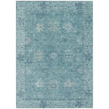 Addison Chantille ACN2051 Global Machine Made Traditional Teal Rug