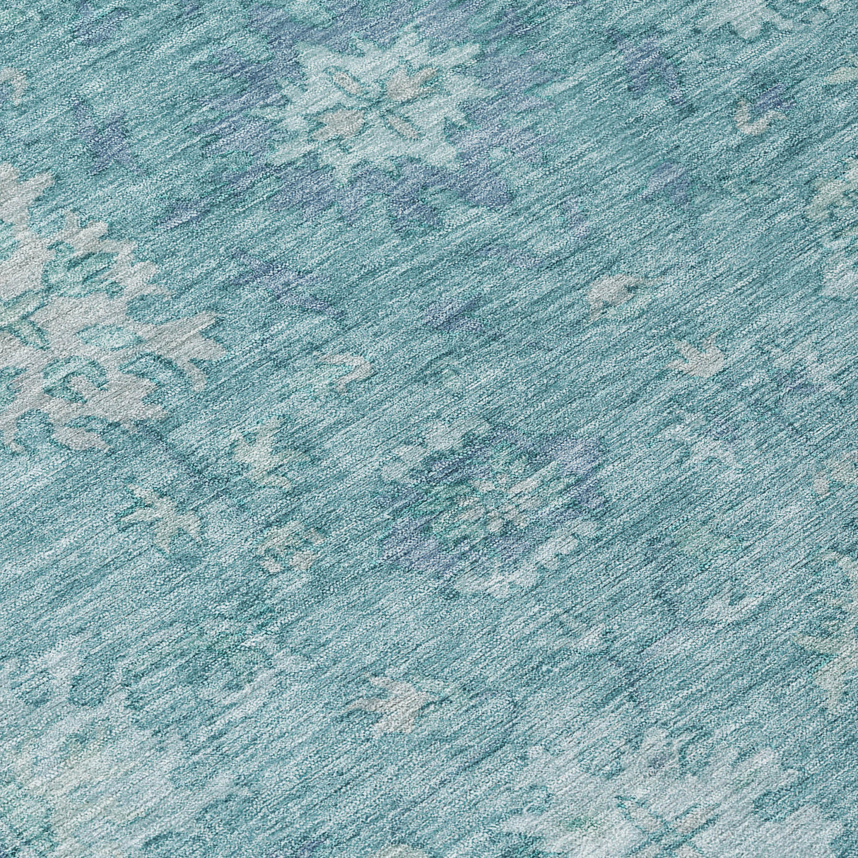 Addison Chantille ACN2051 Global Machine Made Traditional Teal Rug