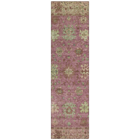 Addison Chantille ACN2052 Global Machine Made Traditional Pink Rug