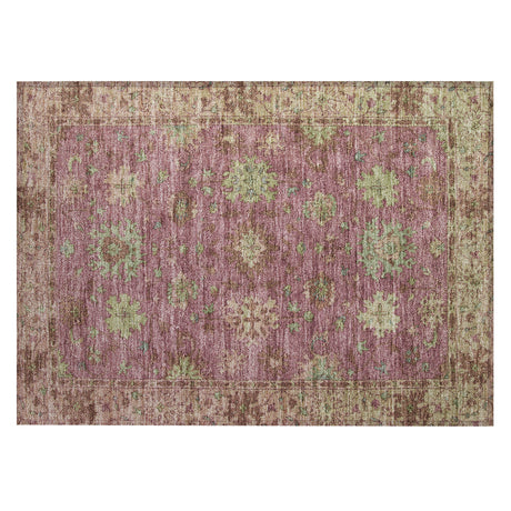 Addison Chantille ACN2052 Global Machine Made Traditional Pink Rug