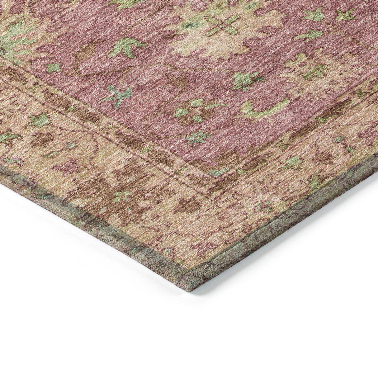 Addison Chantille ACN2052 Global Machine Made Traditional Pink Rug