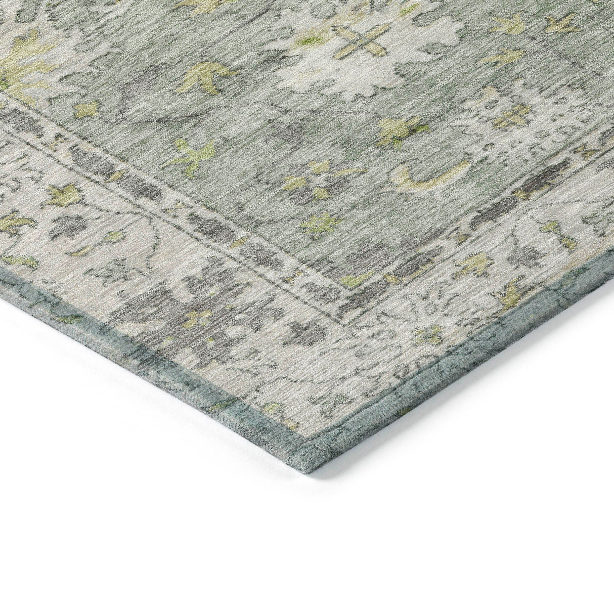 Addison Chantille ACN2052 Global Machine Made Traditional Sage Rug