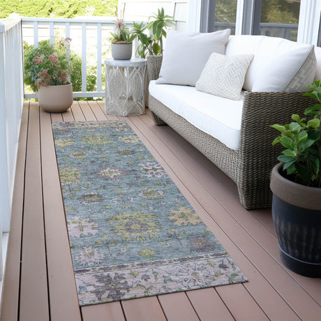 Addison Chantille ACN2052 Global Machine Made Traditional Seafoam Rug