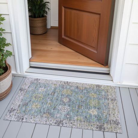 Addison Chantille ACN2052 Global Machine Made Traditional Seafoam Rug