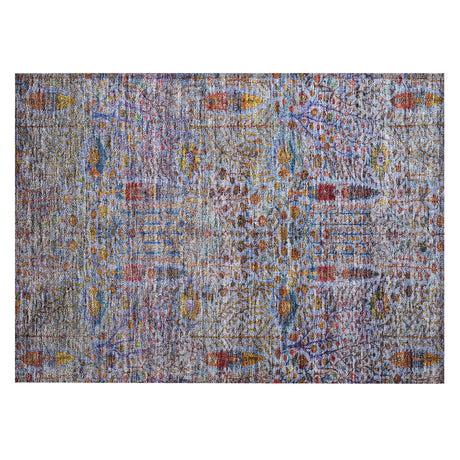 Addison Chantille ACN2053 Americana Machine Made Transitional Blue Rug