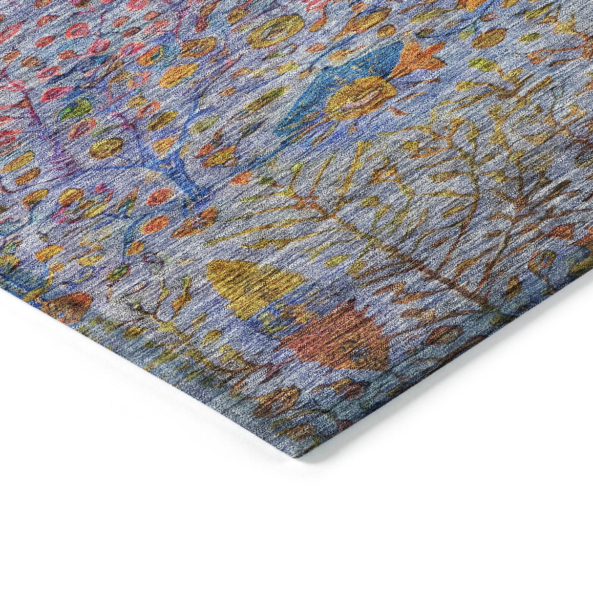 Addison Chantille ACN2053 Americana Machine Made Transitional Blue Rug