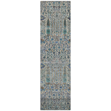 Addison Chantille ACN2053 Americana Machine Made Transitional Brown Rug
