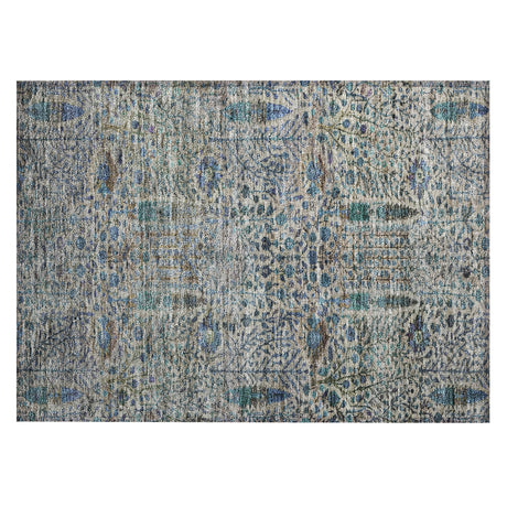 Addison Chantille ACN2053 Americana Machine Made Transitional Brown Rug