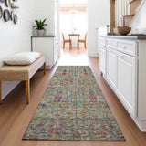 Addison Chantille ACN2053 Americana Machine Made Transitional Green Rug
