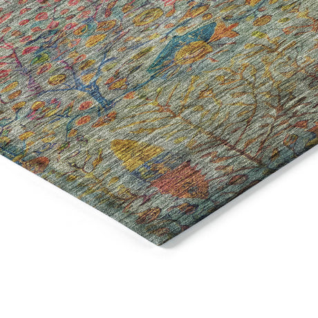 Addison Chantille ACN2053 Americana Machine Made Transitional Green Rug