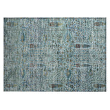 Addison Chantille ACN2053 Americana Machine Made Transitional Teal Rug
