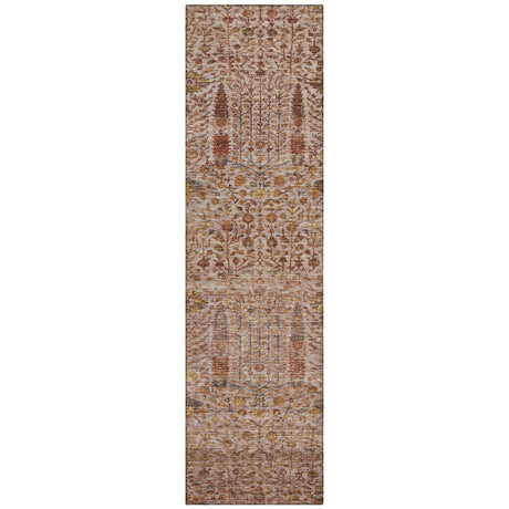 Addison Chantille ACN2053 Americana Machine Made Transitional Terracotta Rug
