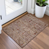 Addison Chantille ACN2053 Americana Machine Made Transitional Terracotta Rug