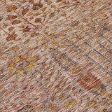 Addison Chantille ACN2053 Americana Machine Made Transitional Terracotta Rug