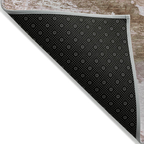Addison Chantille ACN2054 Abstract Machine Made Transitional Brown Rug