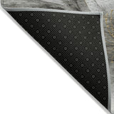 Addison Chantille ACN2055 Floral Machine Made Transitional Silver Rug