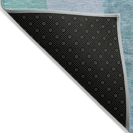 Addison Chantille ACN2058 Abstract Machine Made Transitional Green Rug