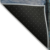 Addison Chantille ACN2059 Abstract Machine Made Transitional Blue Rug