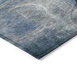 Addison Chantille ACN2059 Abstract Machine Made Transitional Blue Rug