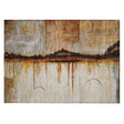 Addison Chantille ACN2059 Abstract Machine Made Transitional Paprika Rug