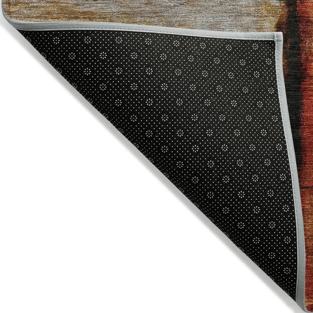 Addison Chantille ACN2059 Abstract Machine Made Transitional Paprika Rug