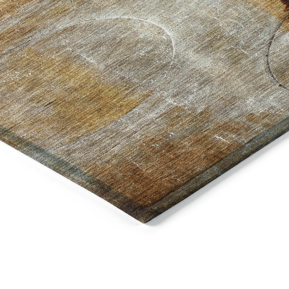 Addison Chantille ACN2059 Abstract Machine Made Transitional Paprika Rug