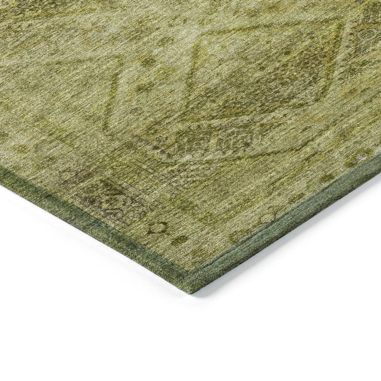 Addison Chantille ACN2060 Geometric Machine Made Transitional Aloe Rug