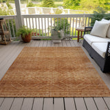 Addison Chantille ACN2060 Geometric Machine Made Transitional Copper Rug