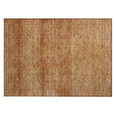 Addison Chantille ACN2060 Geometric Machine Made Transitional Copper Rug