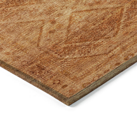 Addison Chantille ACN2060 Geometric Machine Made Transitional Copper Rug