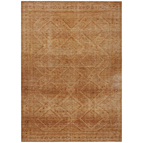Addison Chantille ACN2060 Geometric Machine Made Transitional Copper Rug
