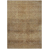 Addison Chantille ACN2060 Geometric Machine Made Transitional Khaki Rug