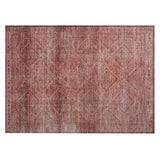 Addison Chantille ACN2060 Geometric Machine Made Transitional Pink Rug