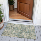 Addison Chantille ACN2061 Abstract Machine Made Transitional Aloe Rug