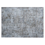 Addison Chantille ACN2061 Abstract Machine Made Transitional Blue Rug