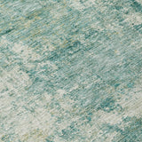 Addison Chantille ACN2061 Abstract Machine Made Transitional Teal Rug