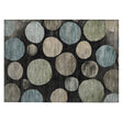Addison Chantille ACN2062 Geometric Machine Made Transitional Black Rug