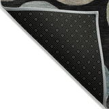 Addison Chantille ACN2062 Geometric Machine Made Transitional Black Rug